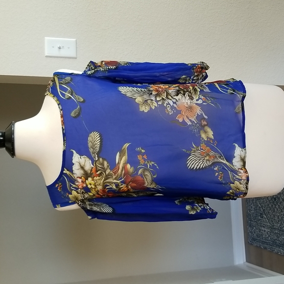 The Label Cold Shoulder Blouse Size Medium - Picture 2 of 5